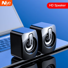 Load image into Gallery viewer, Mini Computer Speaker USB Wired Speakers 3D Stereo
