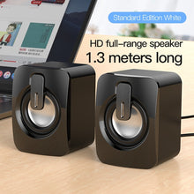 Load image into Gallery viewer, Mini Computer Speaker USB Wired Speakers 3D Stereo
