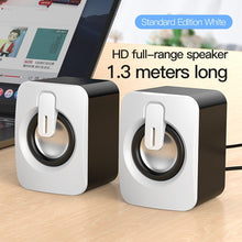 Load image into Gallery viewer, Mini Computer Speaker USB Wired Speakers 3D Stereo
