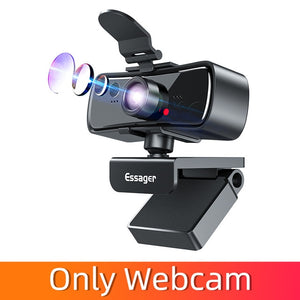 2K Full HD Web Camera For PC Computer Laptop USB With Microphone