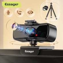 Load image into Gallery viewer, 2K Full HD Web Camera For PC Computer Laptop USB With Microphone
